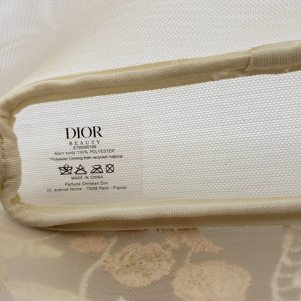 Dior CD Logo Pouch Cosmetic Bag